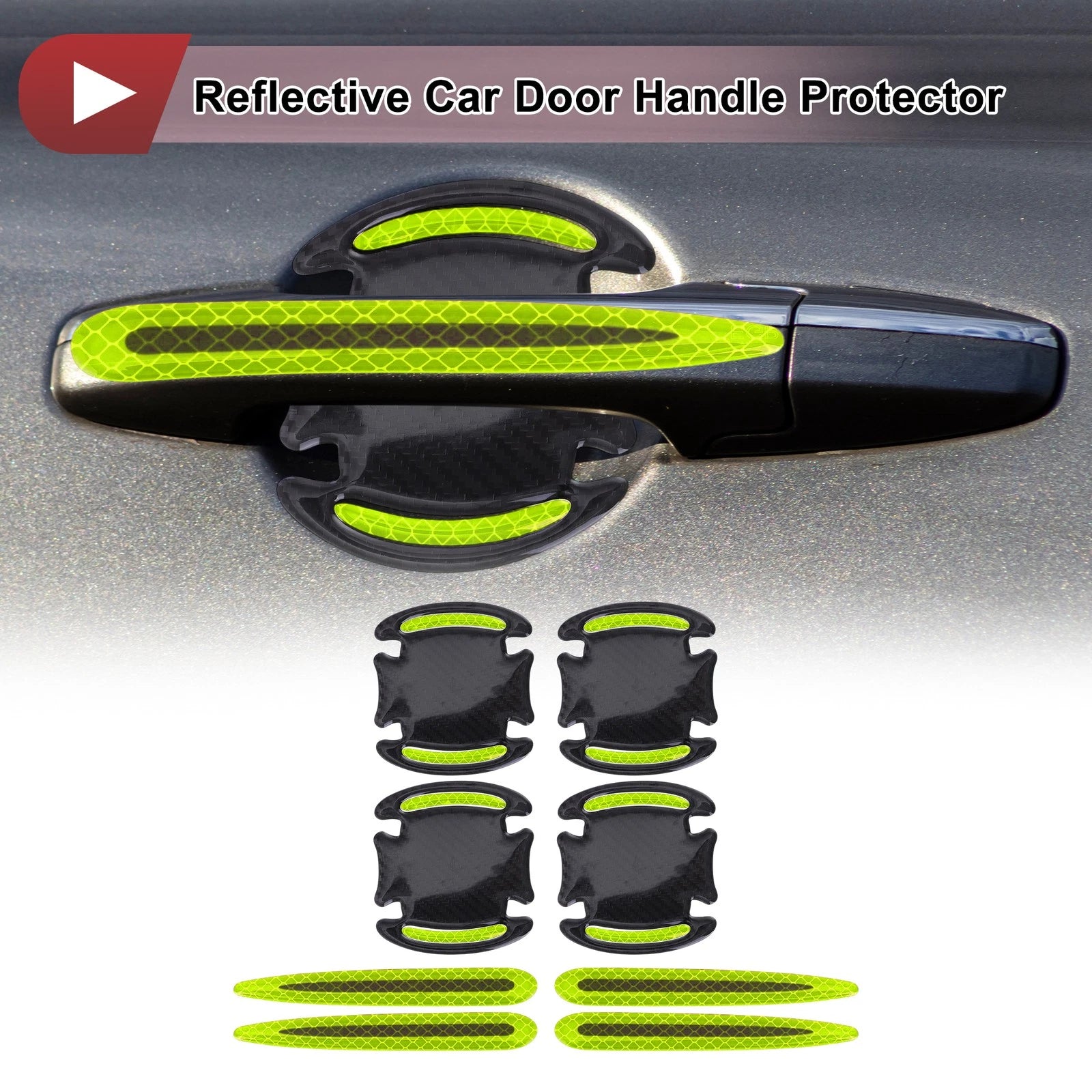 3D Car Door Handle Scratch Protector for Universal Vehicles (2010–2023)