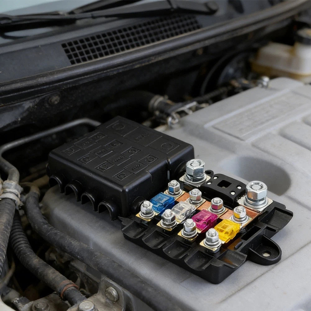 5-Way RV Fuse Box for Modified RV (12V 24V DC Power Supply Distribution)
