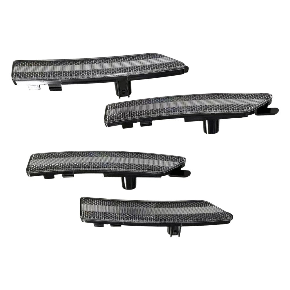 Set of 4 Clear LED Front Rear Side Marker Lights for Ford Mustang (2024–2025)