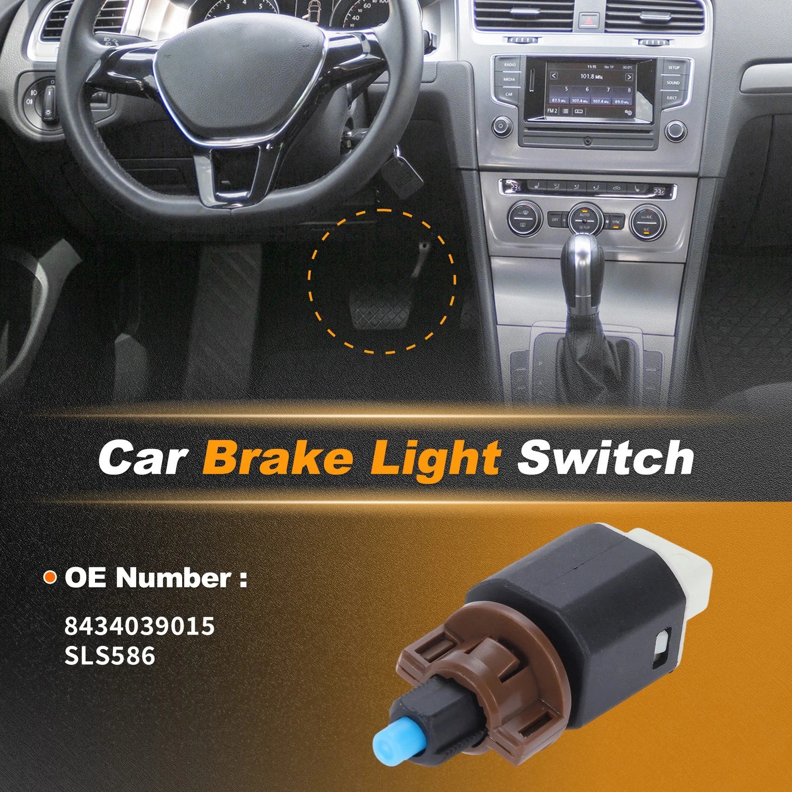 Brake Light Switch Replacement for Lexus ES300h (2013–2015) Stop Lamp
