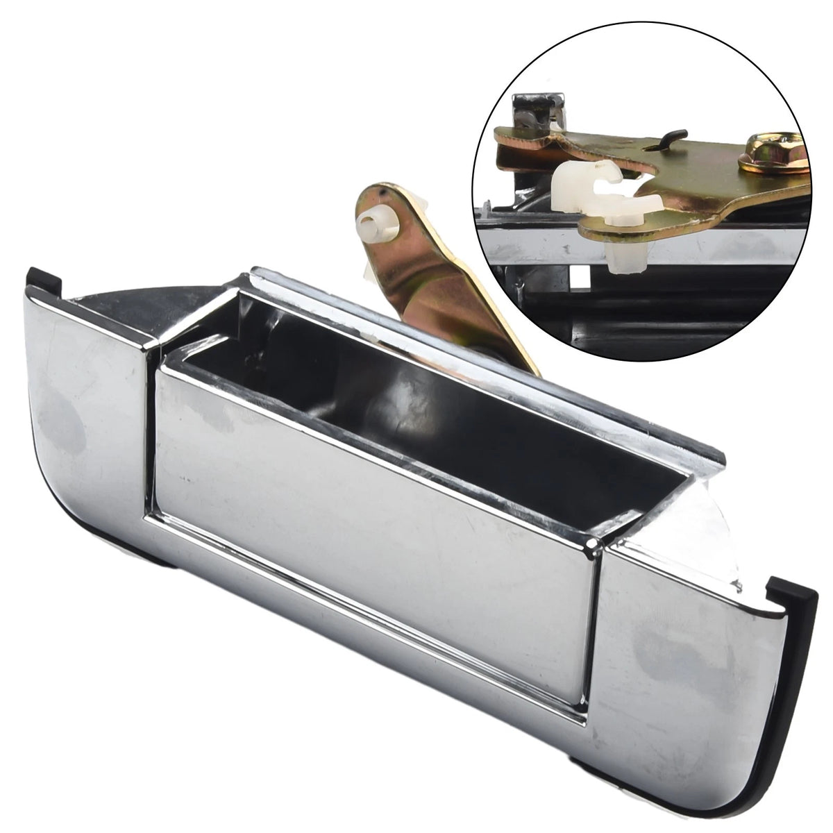 Tail Gate Handle Exterior Parts Luggage Covers Plastic Silver 69090-89101