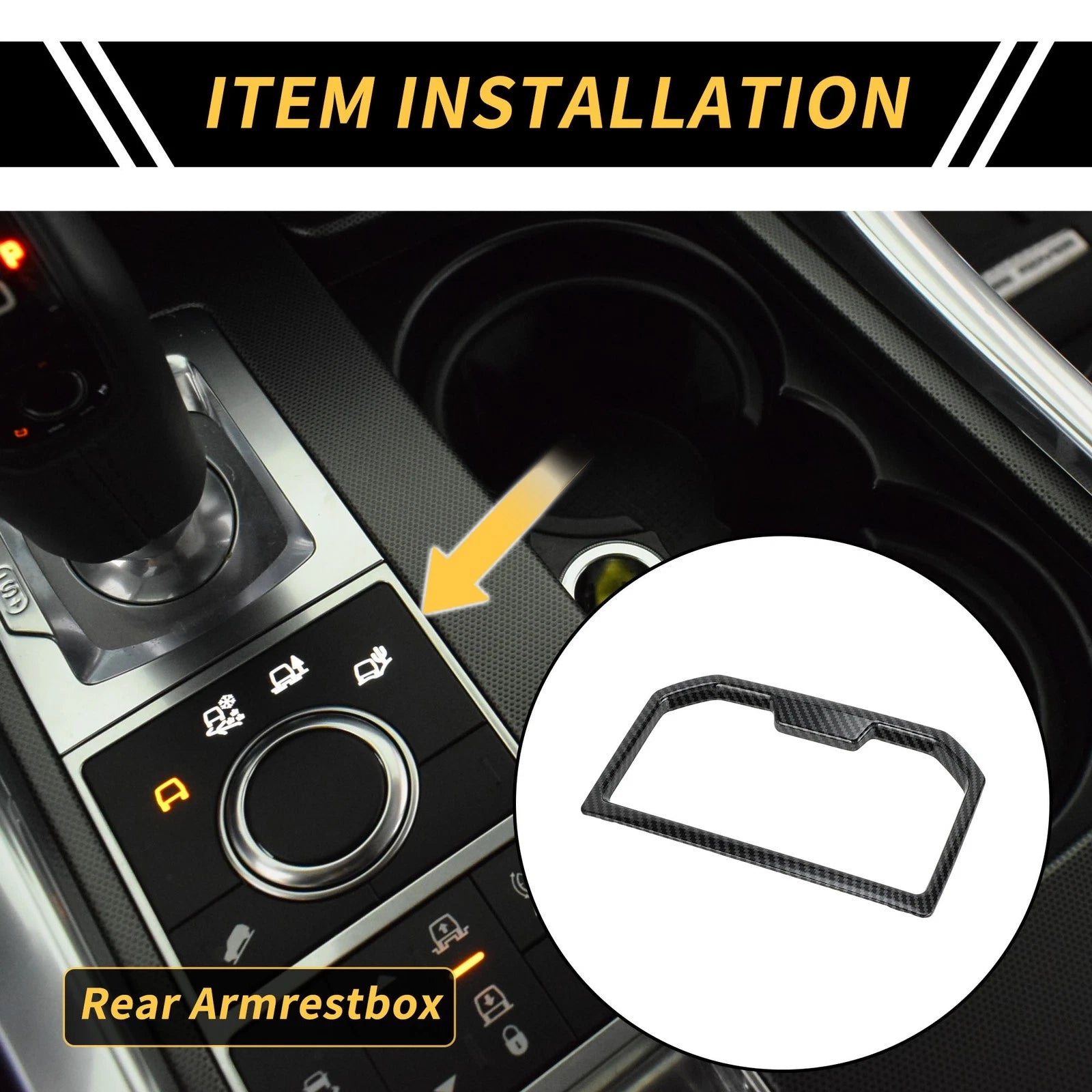 Rear Cup Holder Cover Replacement for Toyota Tacoma (2024–2024)