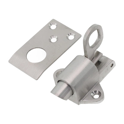 Lock Spring Latch for Portable Security Applications