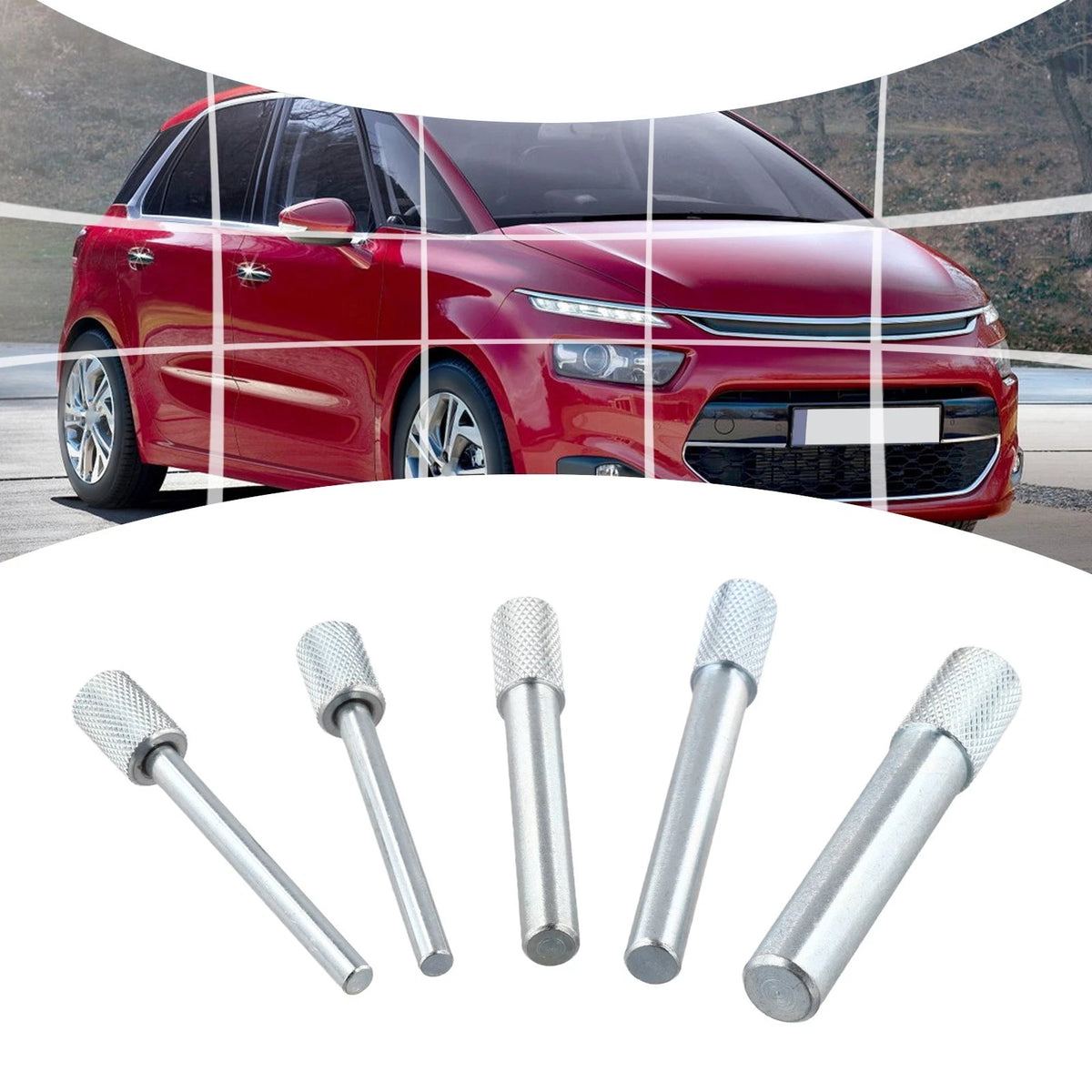5PCS Engine Timing Pulley Tool Kit for Camshaft Crankshaft (1.6, 1.8 HDi)