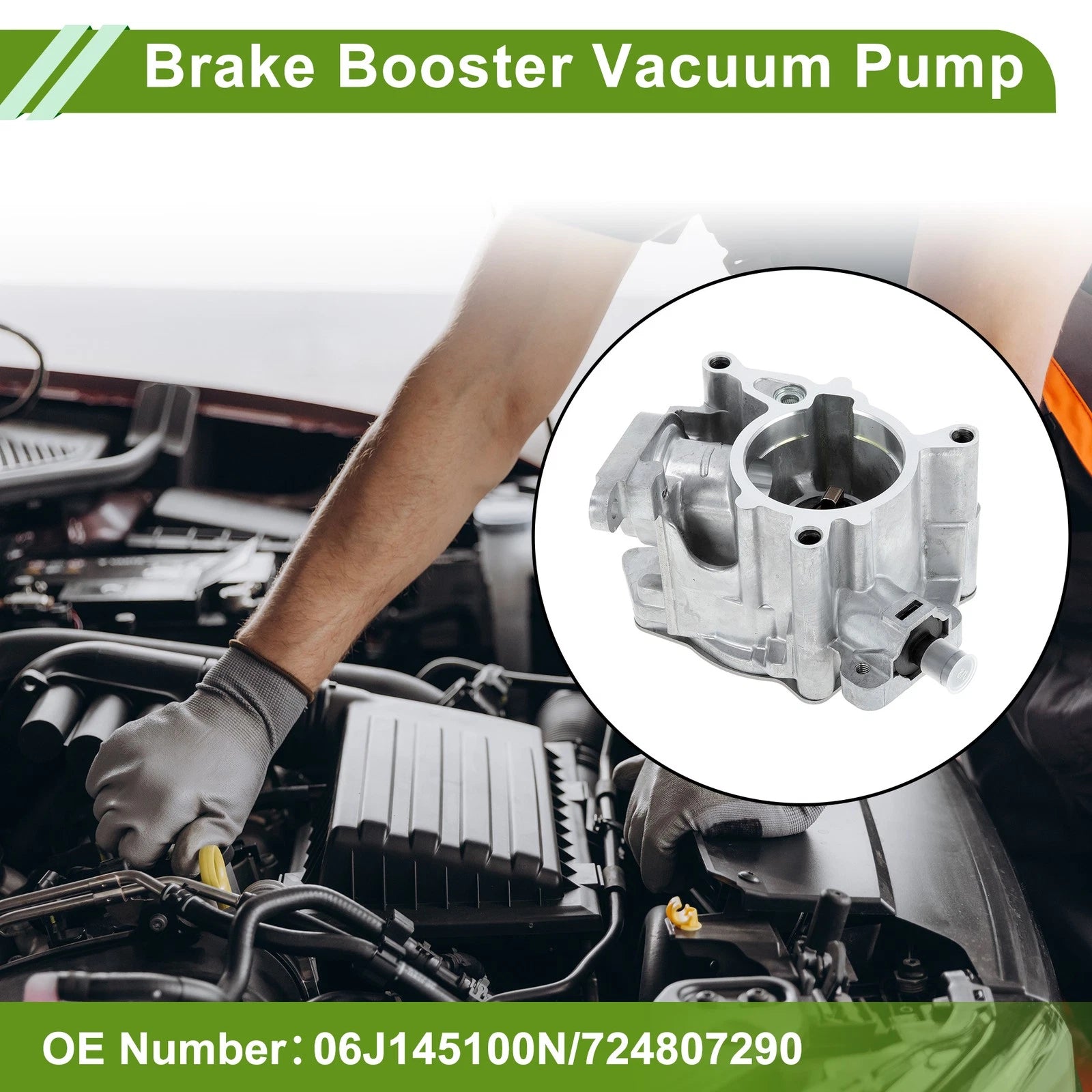 Engine Vacuum Pump Replacement for Audi A4 2010–2016 1 Pc