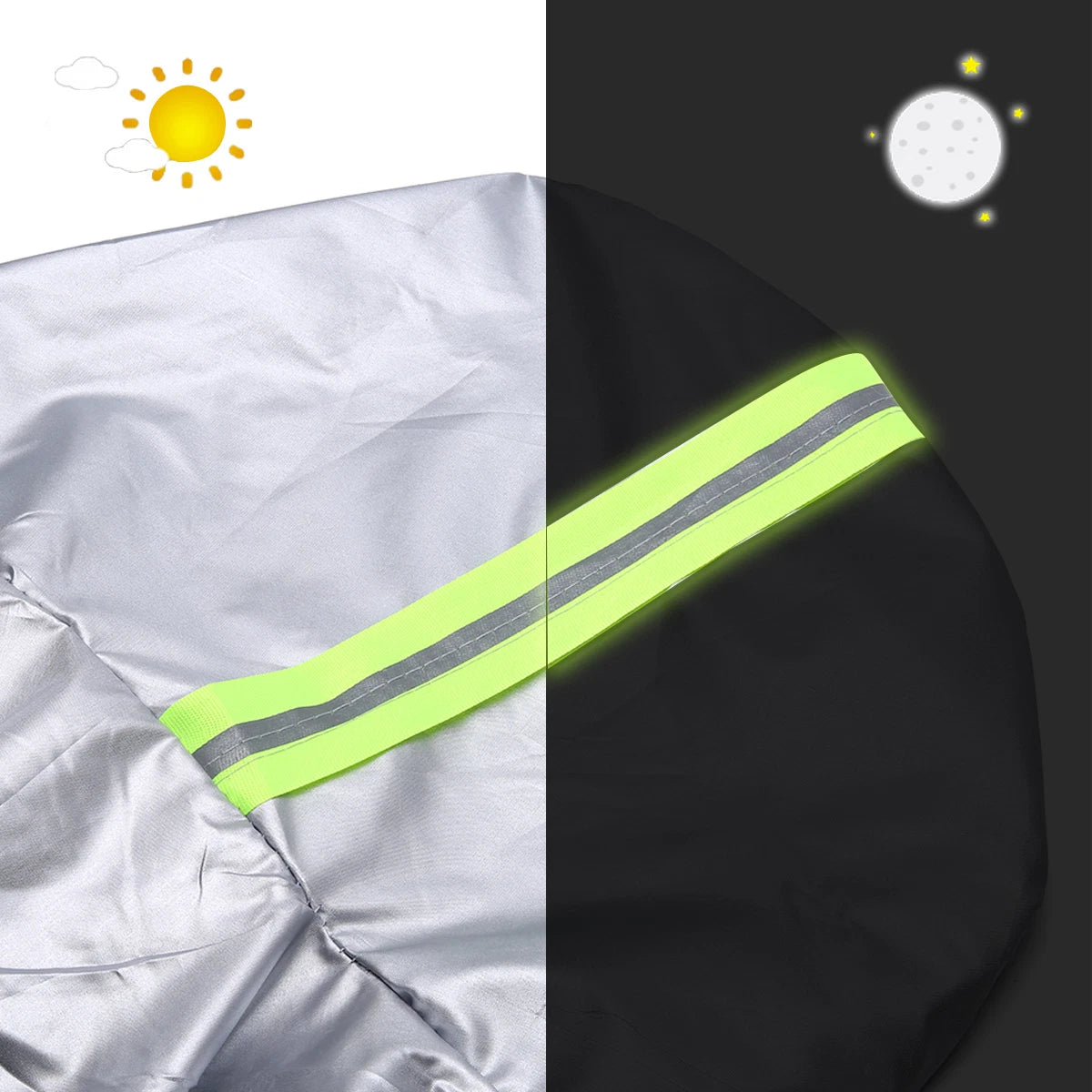 Universal Sedan Car Cover Waterproof Dust Sun Snow Protector S-XXL