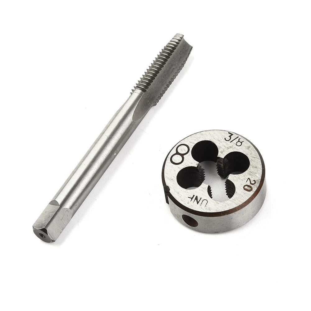 2pcs HSS 3/8-20 Right Hand Pipe Taps for Machine Use