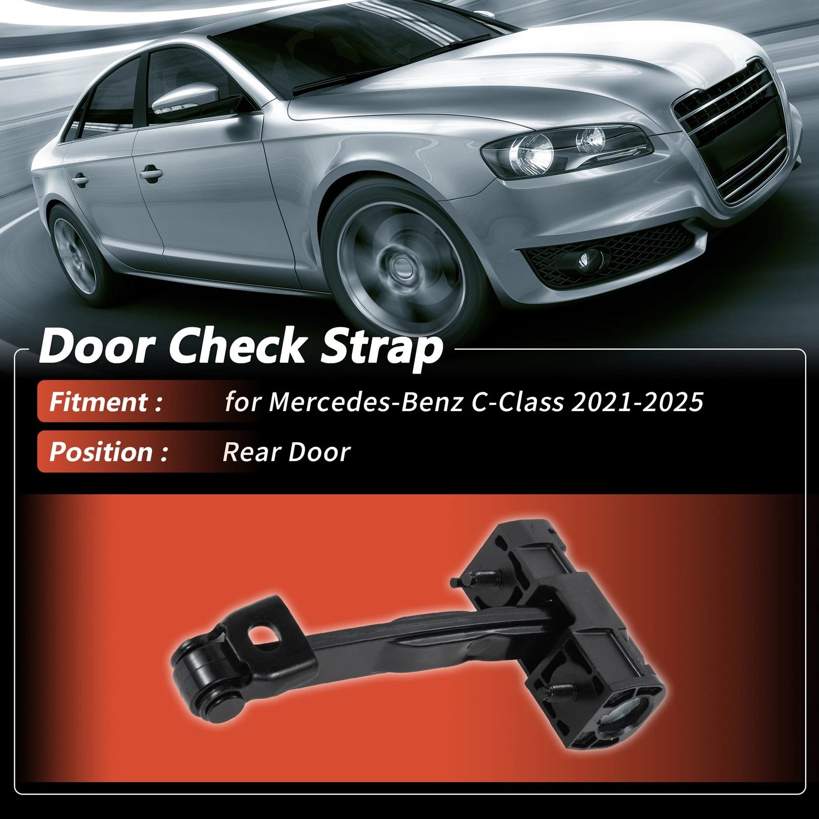 Rear Door Check Strap Replacement for Mercedes-Benz C-Class (2021–2025)