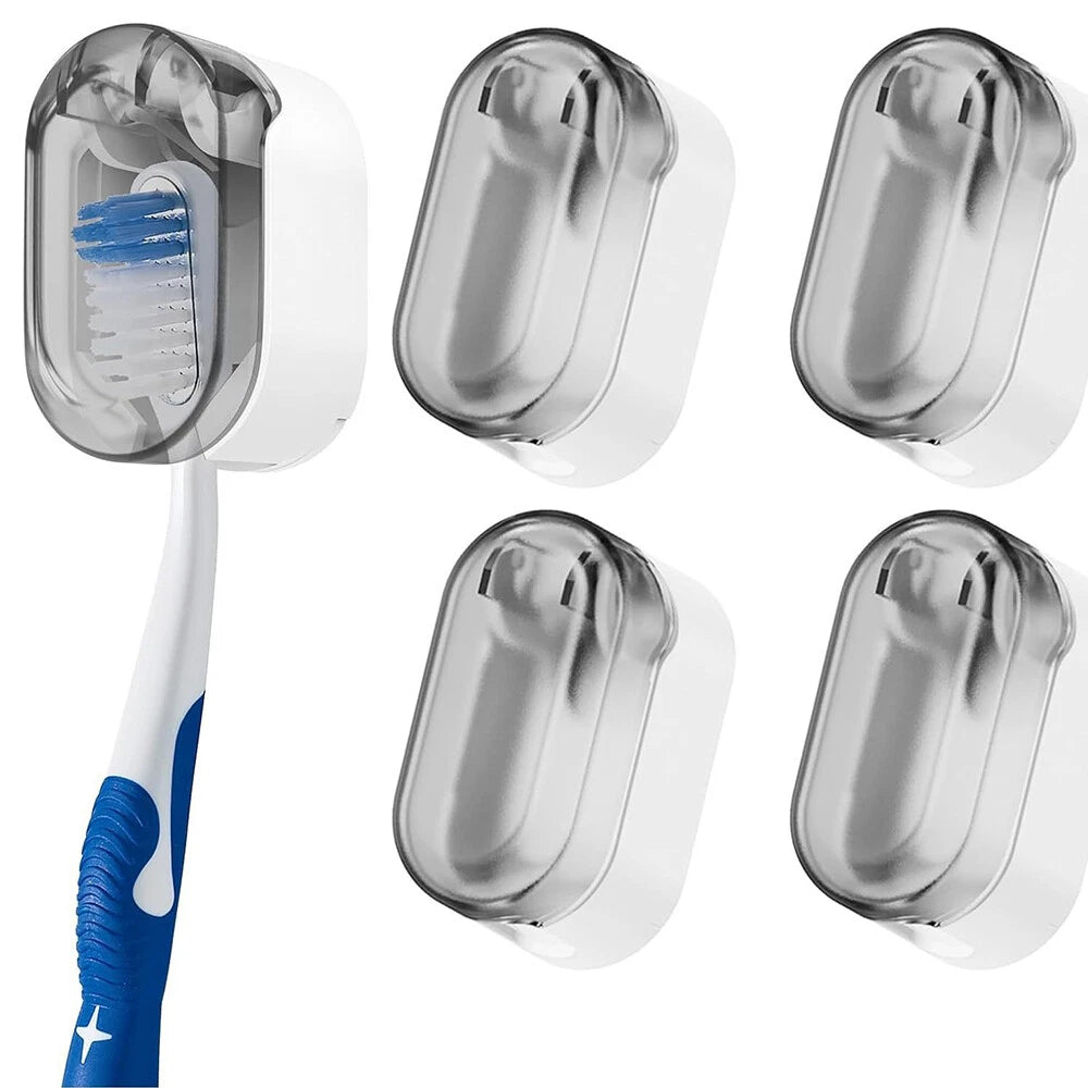 4X Toothbrush Cap Covers for Manual & Electric Toothbrushes
