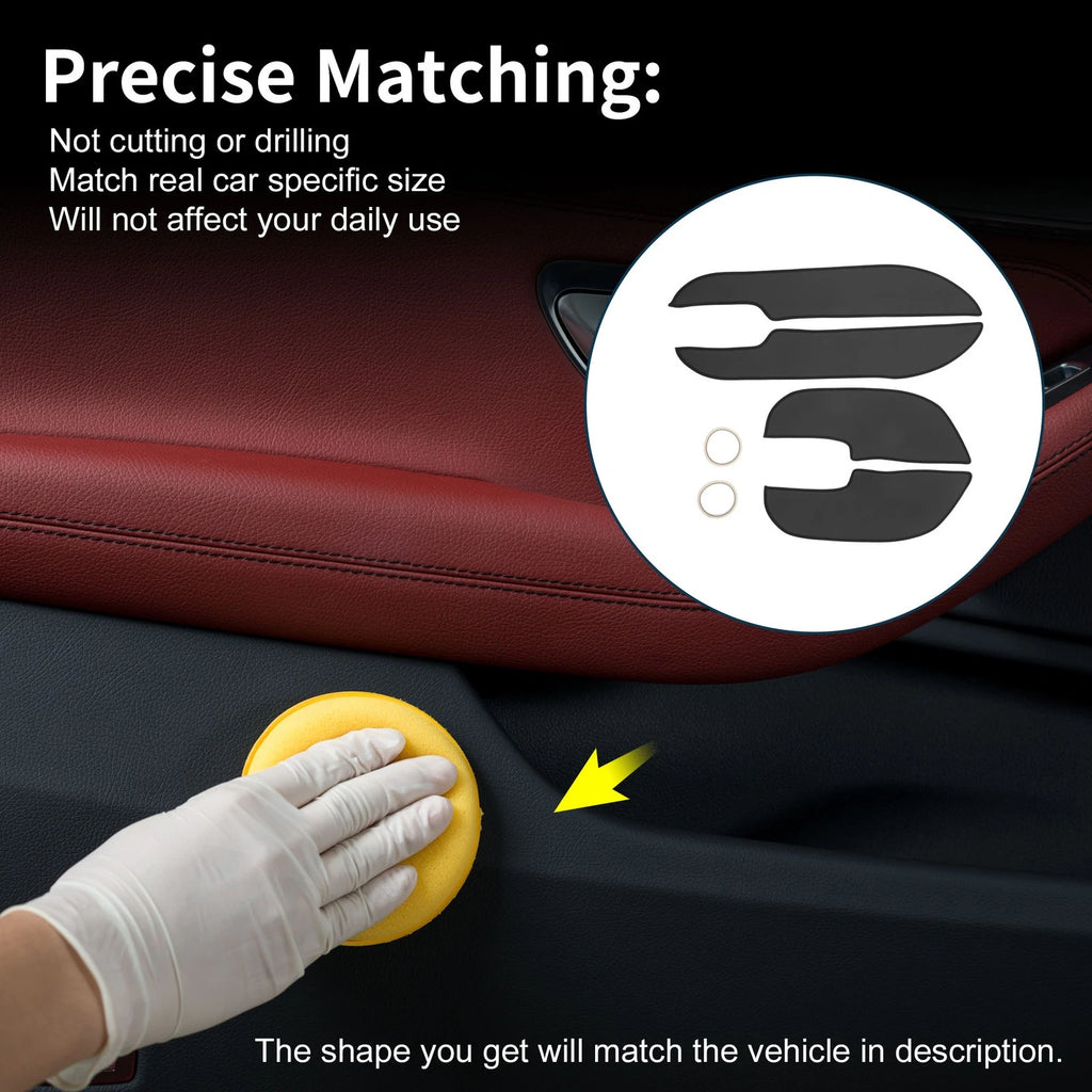 Car Door Anti Kick Pad Protector Set for Mitsubishi Outlander (2013–2020)