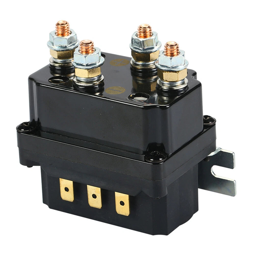 12V 250A Wireless Remote Winch Solenoid Relay Contactor Kit for ATV (5000-7000 lbs)