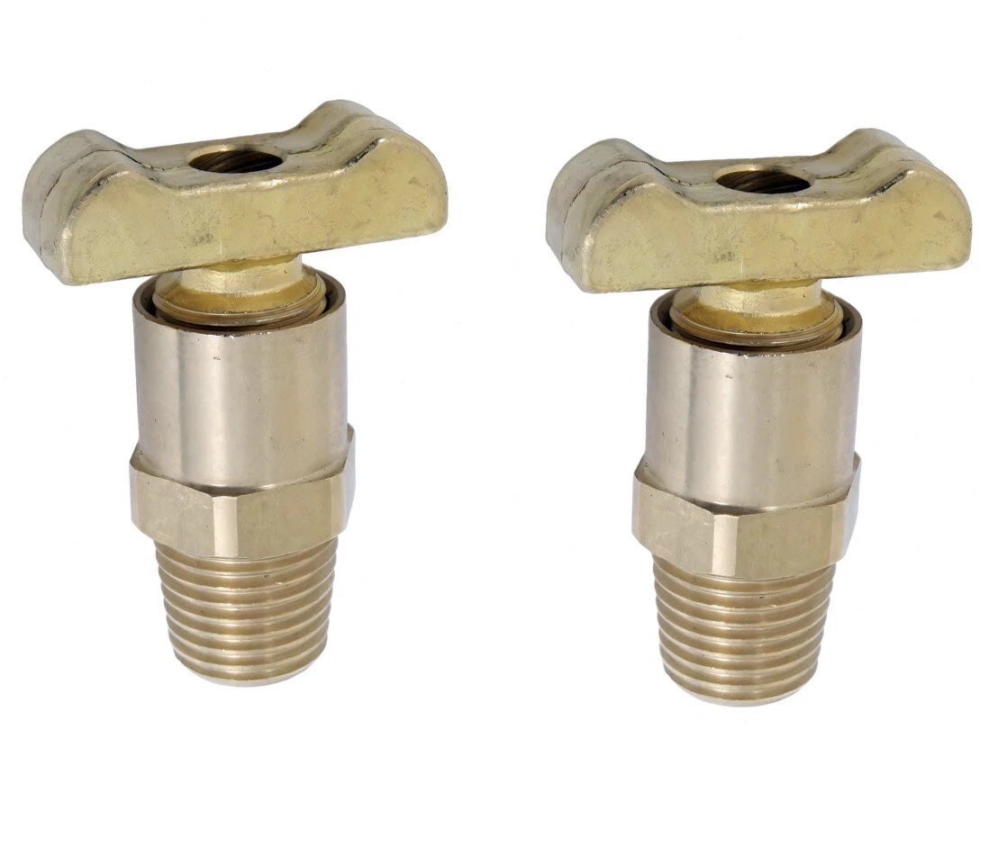 2Pcs Cylinder Block Drain Tap for MerCruiser (22-16951A1, 22-16951Q1, 18-4218)