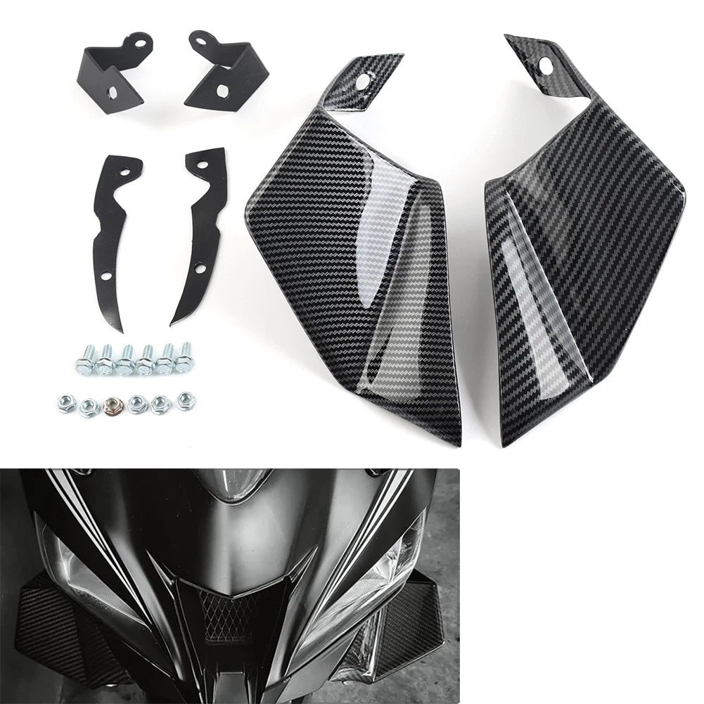 Carbon Front Spoiler Winglet for Kawasaki ZX-10R (2016–2020)