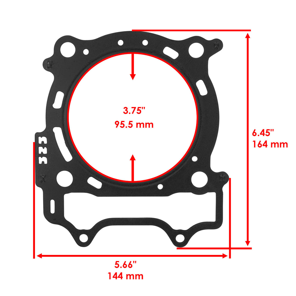 Cylinder Head Gasket Replacement for Yamaha WR450F (2007–2015)