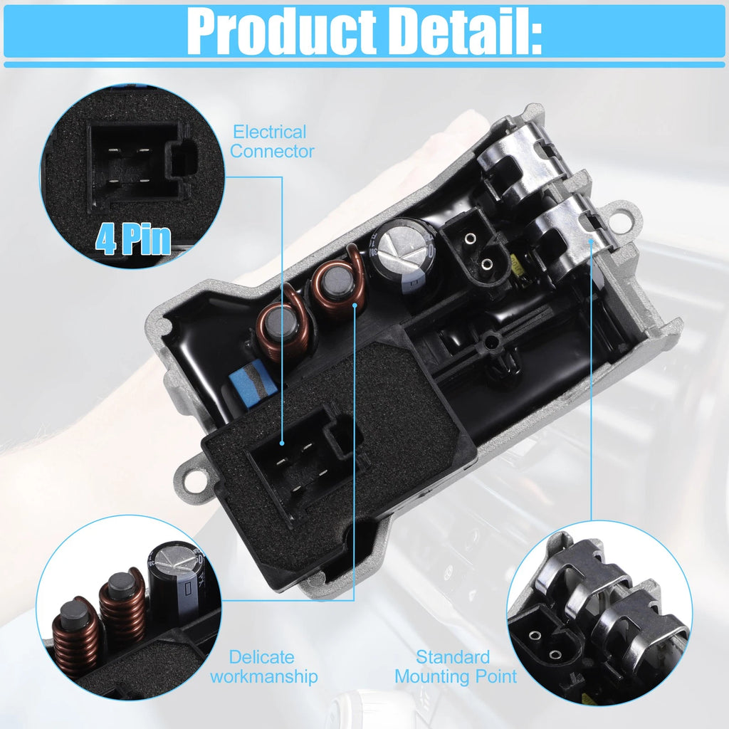HVAC Heater Blower Motor Resistor for Mercedes-Benz E320 (1994–2005)
