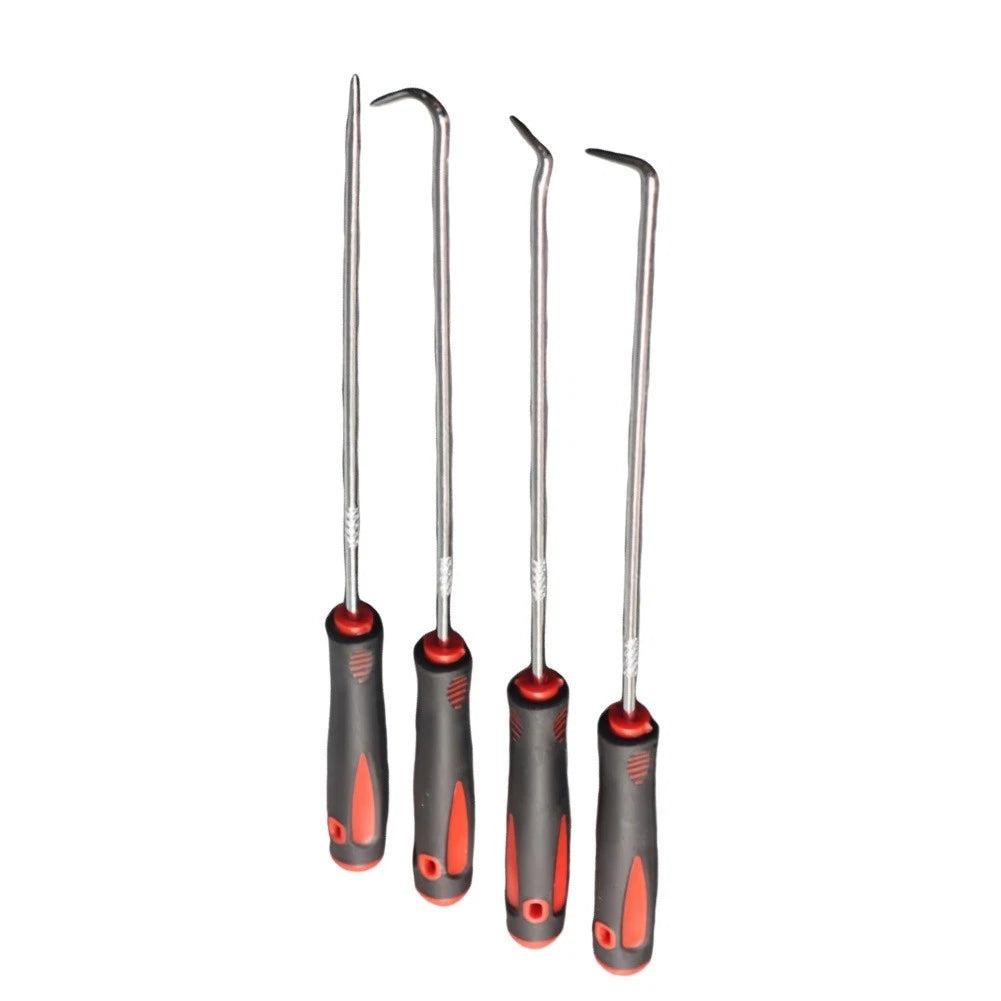 4-Piece Hook and Pick Tool Set for O Ring Gasket and Seal Removal