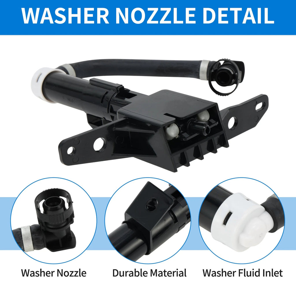 Left Passenger Side Headlight Washer Nozzle for Subaru Forester (2014–2018)