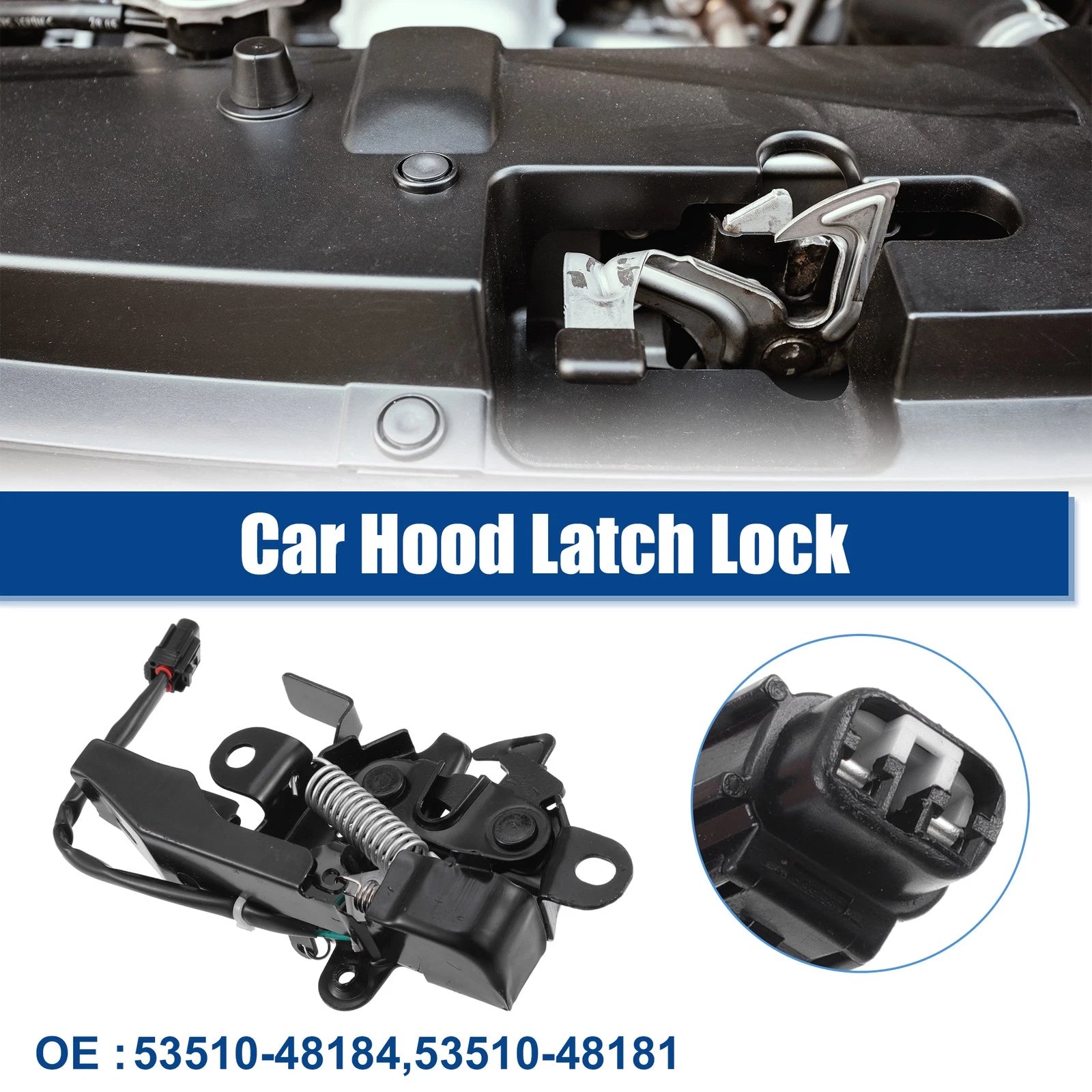 Hood Latch Lock Assembly Replacement for Toyota Highlander (2008–2010)
