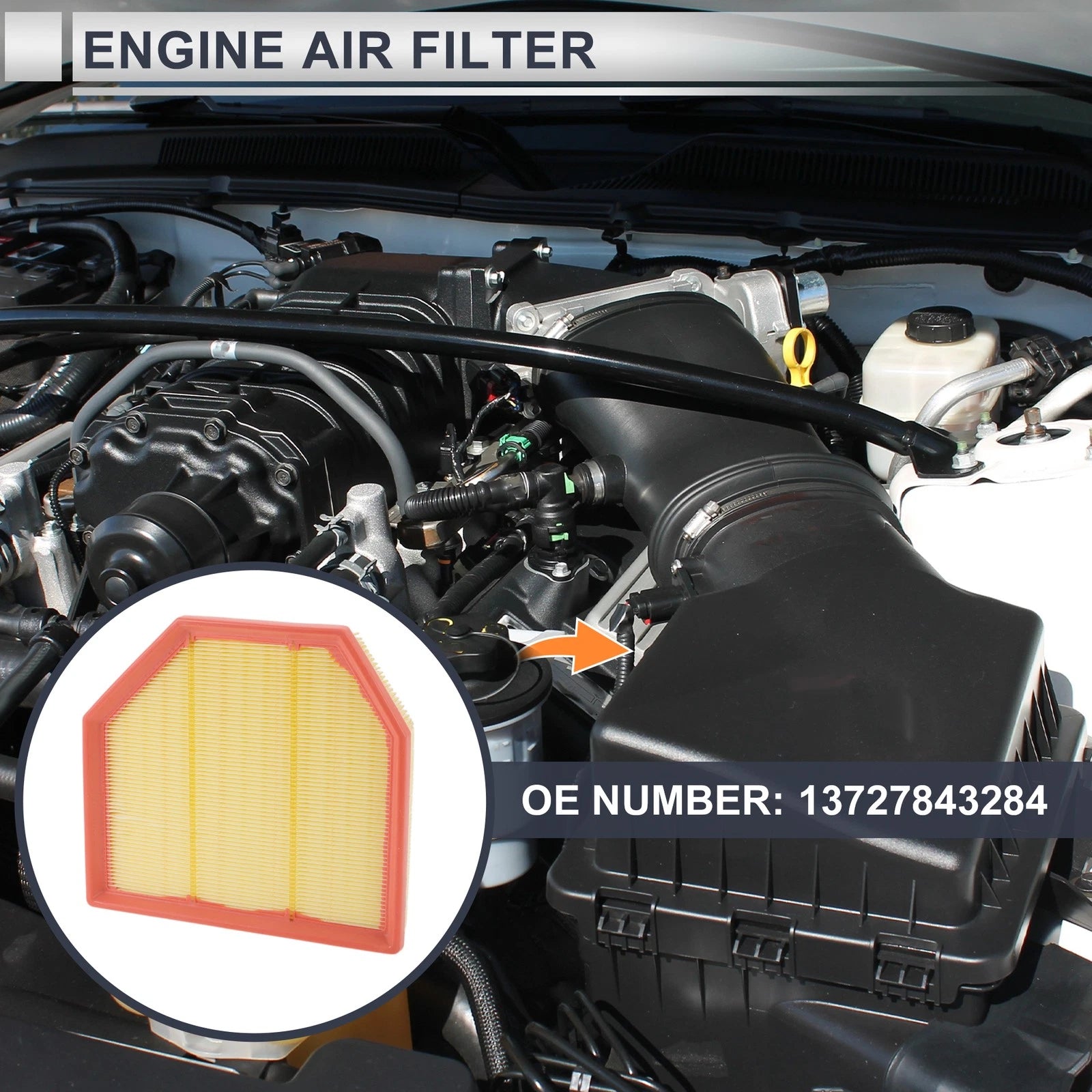 Engine Air Filter Replacement for BMW M2 3.0L (2019–2021)