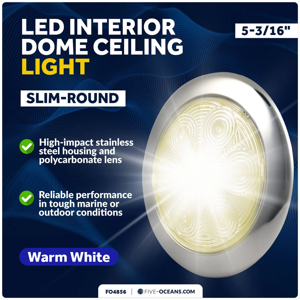 LED Interior Dome Ceiling Light for (12V)