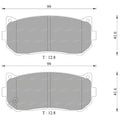 Rear Disc Brake Pads Set for Kia Shuma S2 (2000–2001)