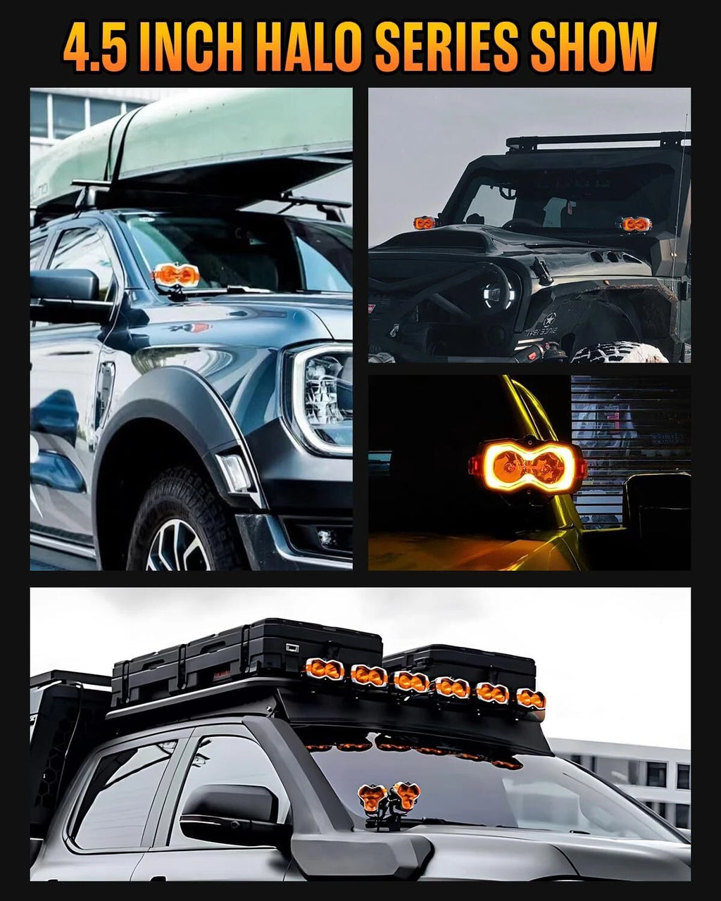 4.5" LED Work Light Pod for Jeep Ford ATV (Reddot Winner)