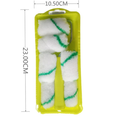 8-Piece Painting Kit with 2-Inch Green Stripe, 6 Polyester Sleeves, 2 Trays