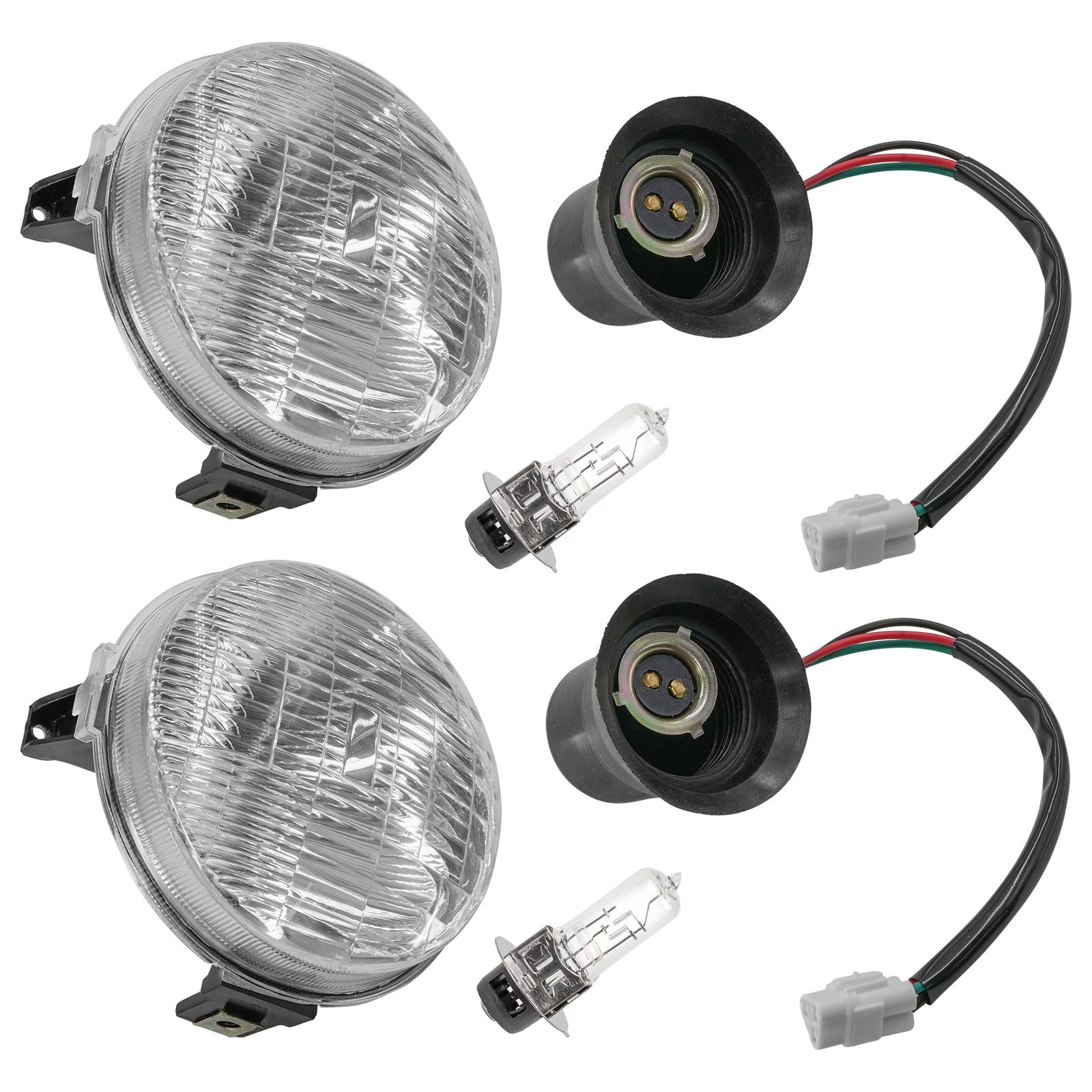 Headlight Kit Left Right OEM Replacement for Yamaha Grizzly 600 YFM600F (1999–2001)
