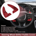 Steering Wheel Shift Extensions Aluminum Red for Dodge Challenger (2008–2023)
