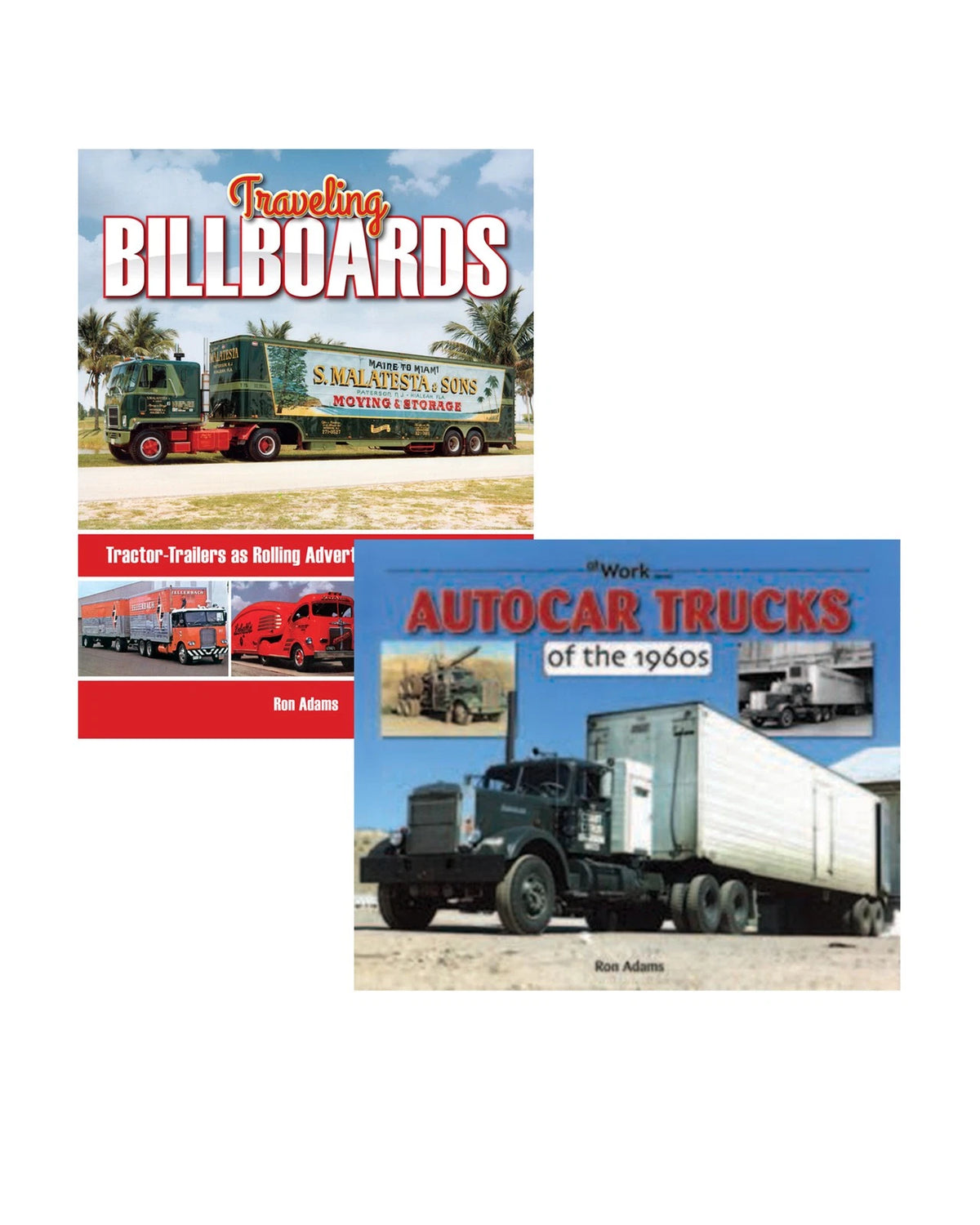 2-Book Set: Rolling Advertisements & Autocar Trucks Photo History (1900–2010)