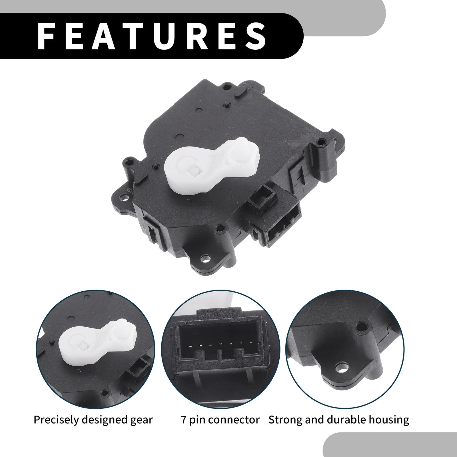 HVAC Heater Blend Door Actuator OEM Replacement for Honda Crosstour (2012–2015)
