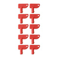10X ABS Plastic Spare Key for Battery Isolator Switch (Power Kill Cut Off)