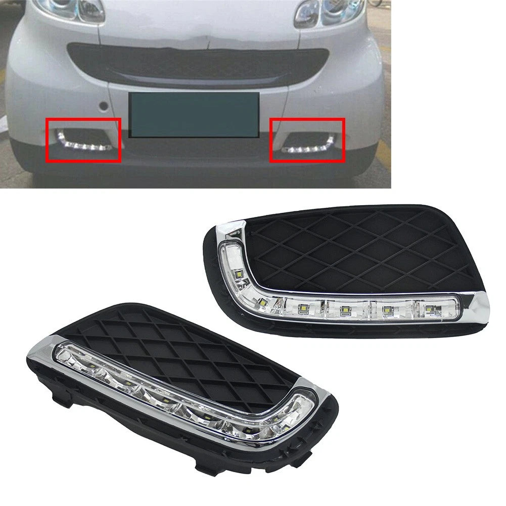 LED DRL Daytime Running Light for Mercedes Benz Smart Fortwo (2008–2011)