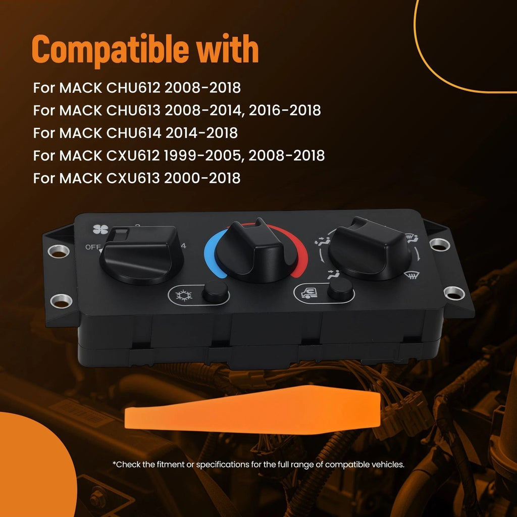 AC Heater Climate Control Module for Mack CXU614 CHU614 (2014–2018) 85111128