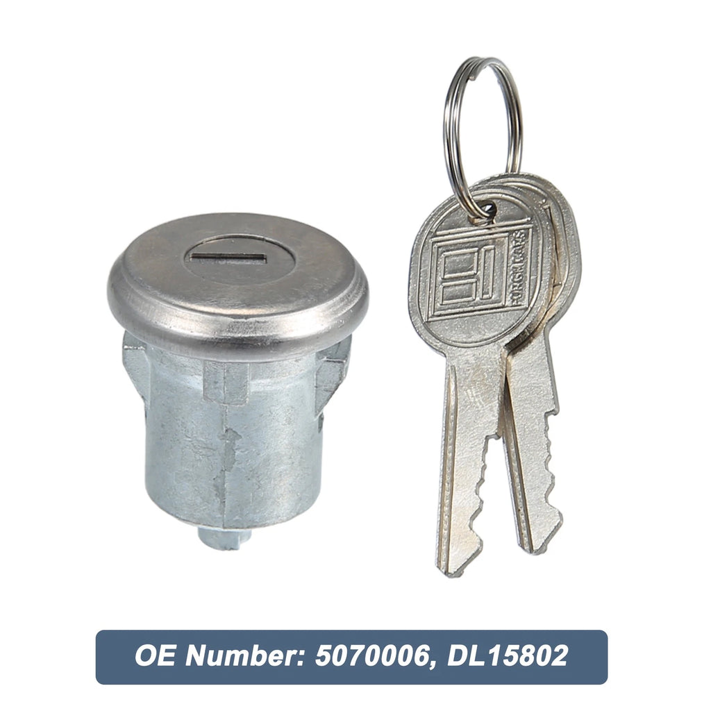 Door Lock Cylinder with Keys for Chevy C10 C20 C30 (1968–1972)