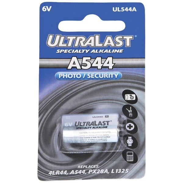 Ultralast UL544A Alkaline Photo/Security Battery for