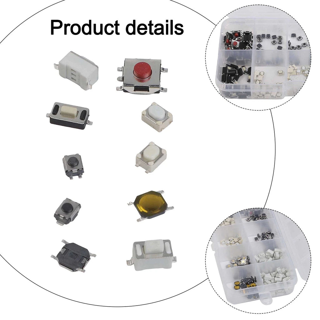 Button Switch with Box Touch Microswitch Control for