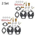 Set of 2 Carburetor Kits for International Farmall, Deere, Allis, Ford (Zenith 267)