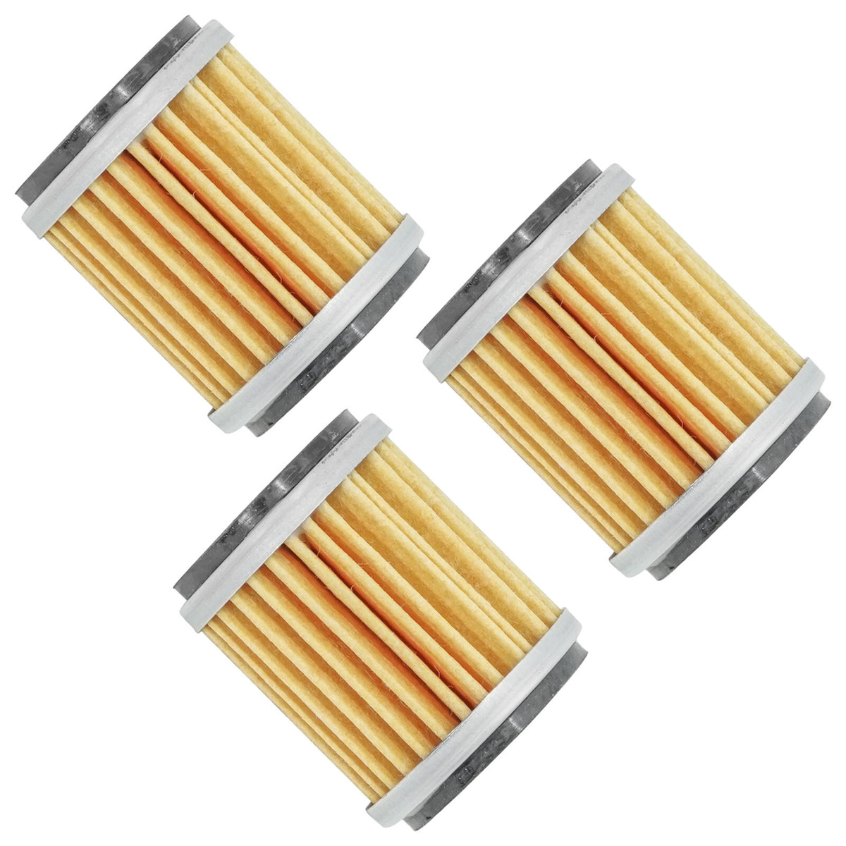 3 Pack Oil Filter Replacement for Yamaha YZ250F YZ450F (2003–2020)