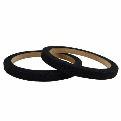 Set of 2 Nippon RING08CBK 8" Black Carpeted Speaker Rings for Universal Fit