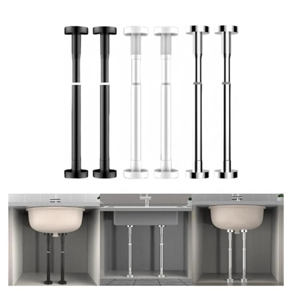 Telescopic Support Rod 50-80cm for Cabinet Sofa Stabilization