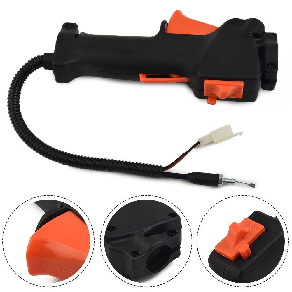 Throttle Cable Handle Trigger Switch for Strimmers Brushcutters