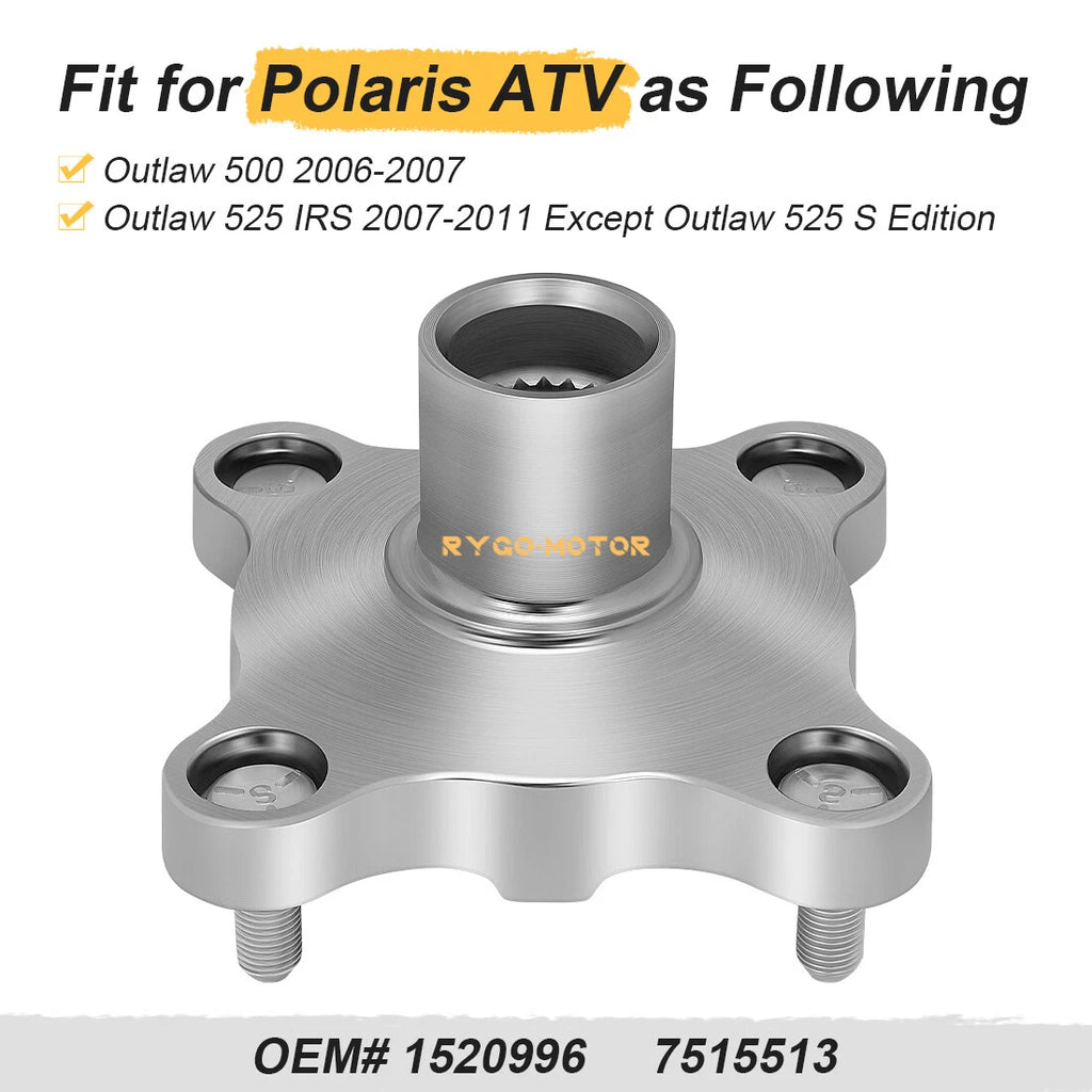 Rear Wheel Hub with Studs for Polaris Outlaw 500, 525 IRS (2006–2011) 1520996