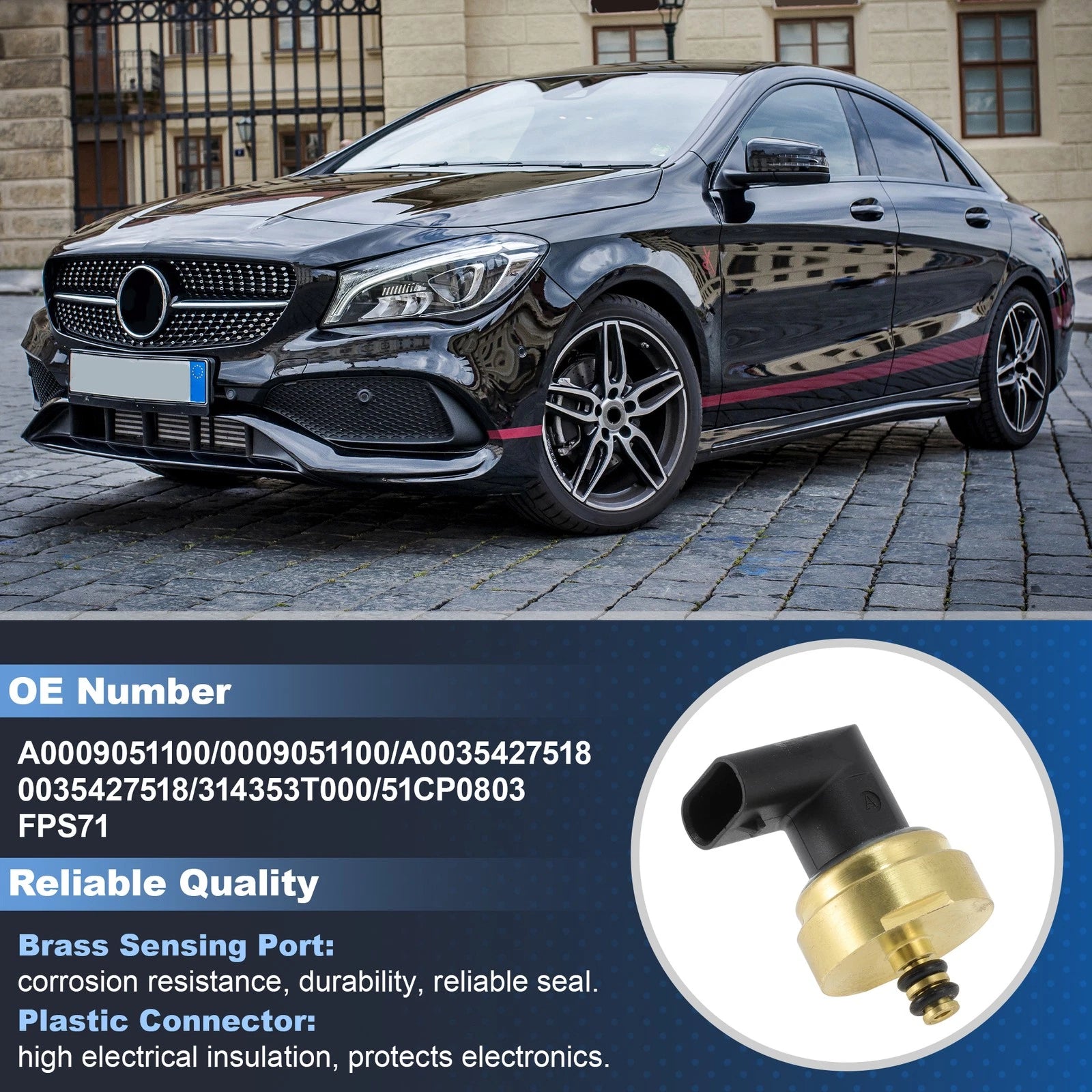 Fuel Tank Pressure Sensor Replacement for Mercedes-Benz C250 C300 (2015–2021)