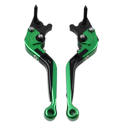 Folding Extendable Brake Clutch Levers for Honda CBR600RR (2007–2022) Green