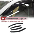 Window Deflectors Side Window Vent Visors for Hyundai Elantra Sedan (2007–2010)
