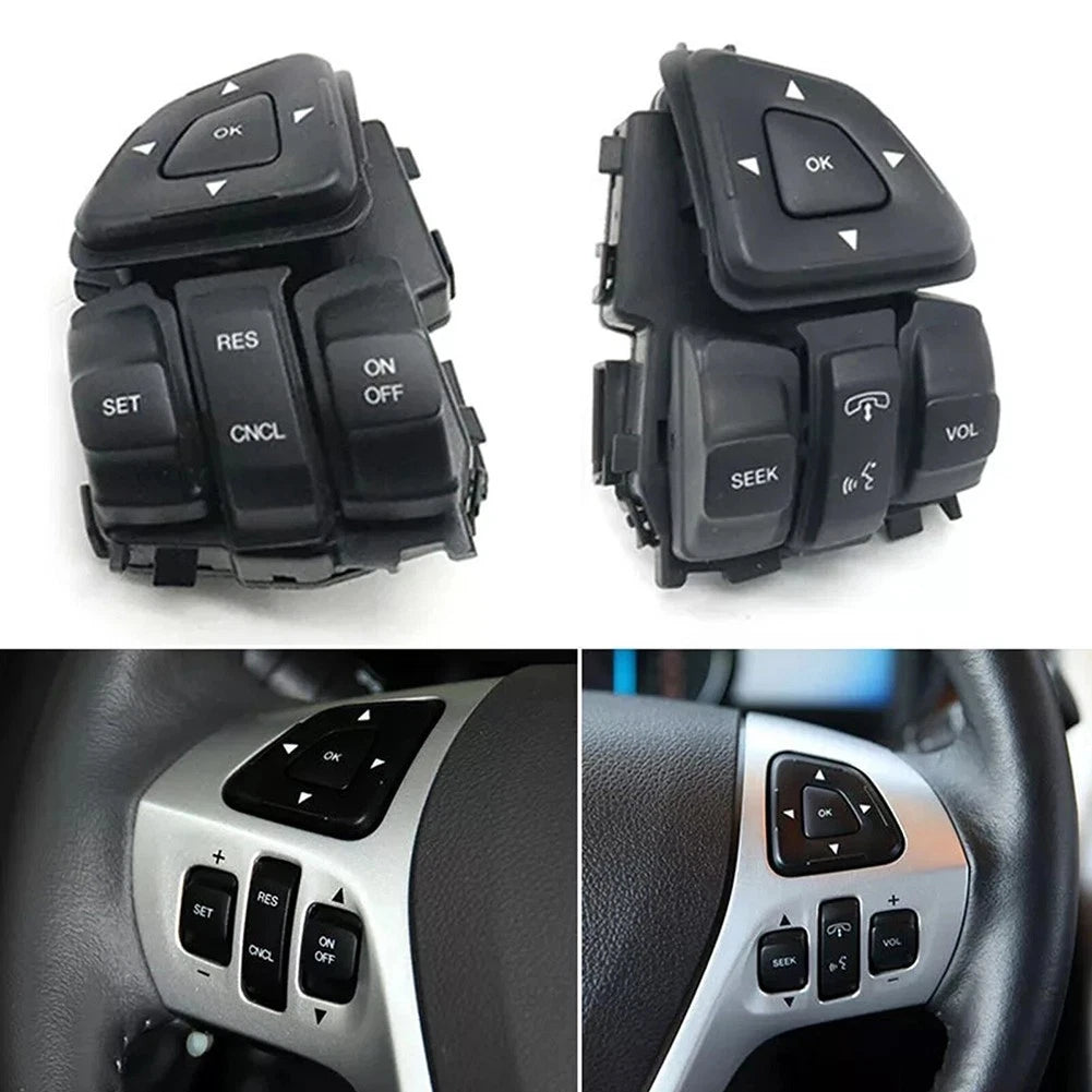 Pair Steering Wheel Cruise Control Switch for Ford Cruise Speed Radio Control