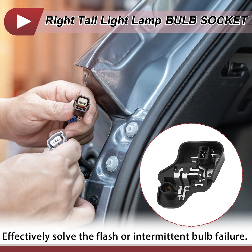 Right Tail Light Socket Replacement for Volkswagen Golf 6 Saloon (2009–2013)