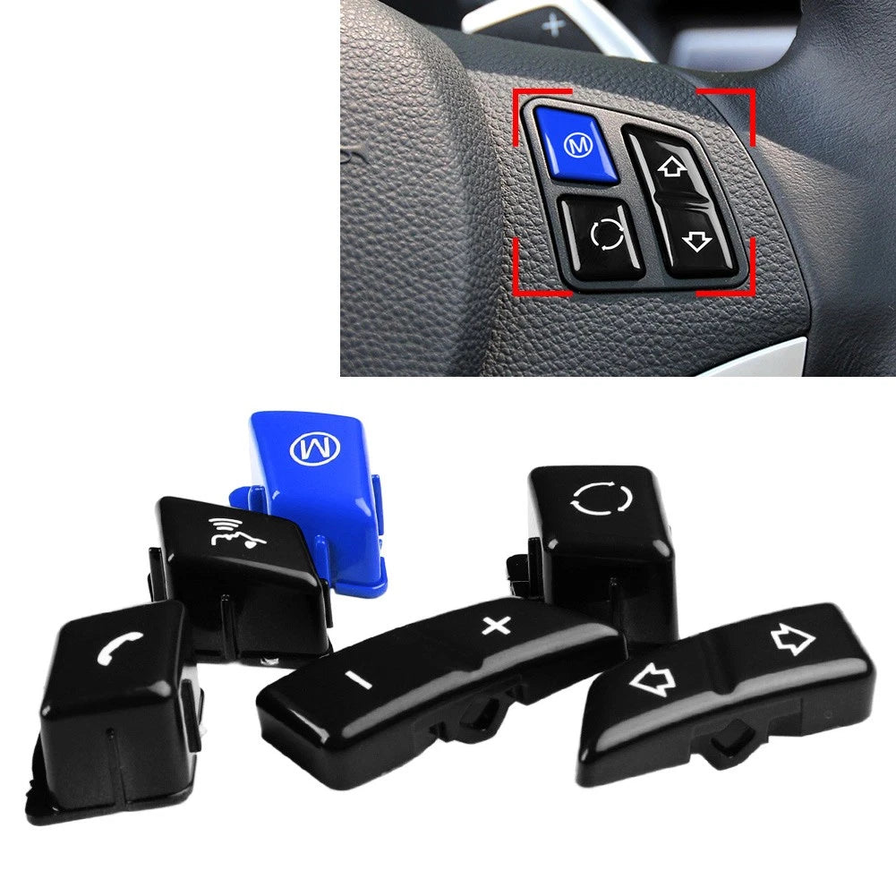 Steering Wheel Switch Button Cover for BMW M3 E90 E92 E93 (2007–2013)