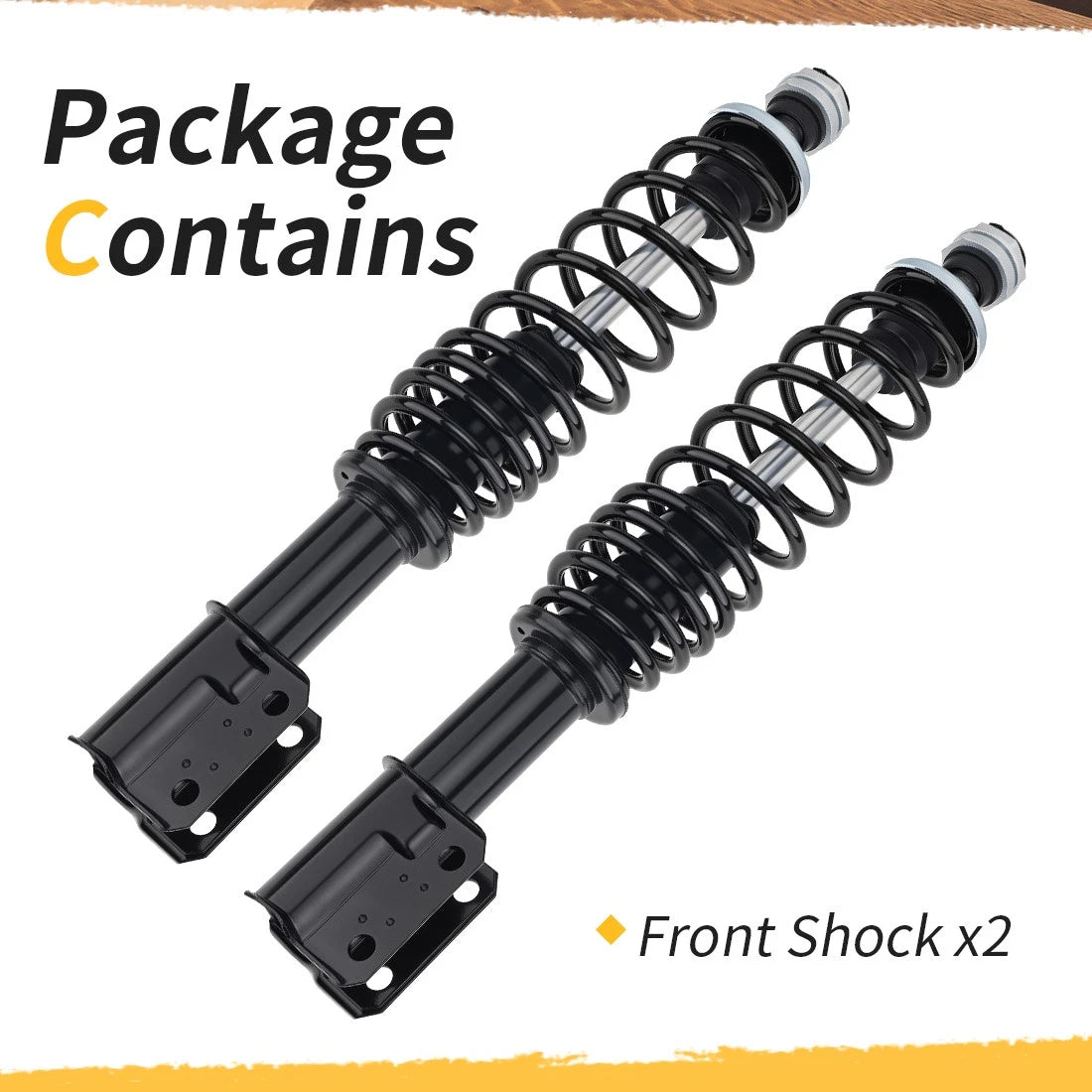 2Pcs Front Shocks for Can-Am Outlander 400 MAX 4x4 XT HO EFI (2005–2014)
